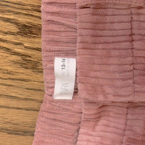 Zara - Pink velvet dress pants - Picture 4 of 4
